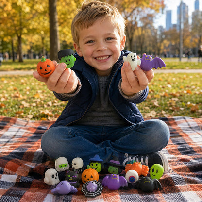 Mjuk Kläm-leksak – Halloween Squishy Set