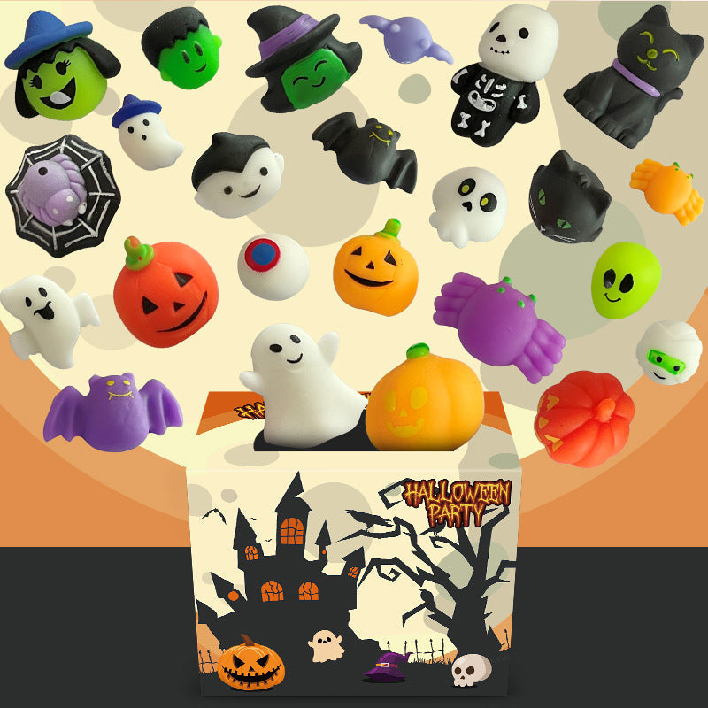 Mjuk Kläm-leksak – Halloween Squishy Set