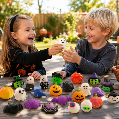 Mjuk Kläm-leksak – Halloween Squishy Set