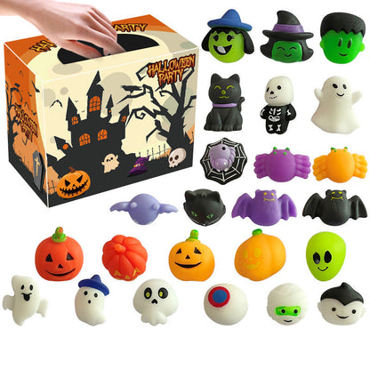 Mjuk Kläm-leksak – Halloween Squishy Set