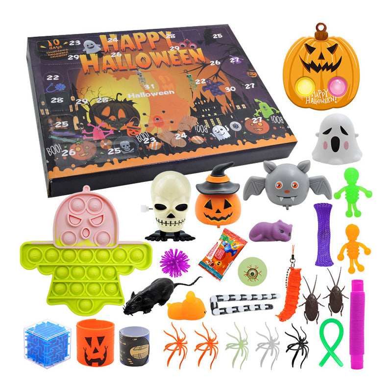Mjuk Kläm-leksak – Halloween Squishy Set