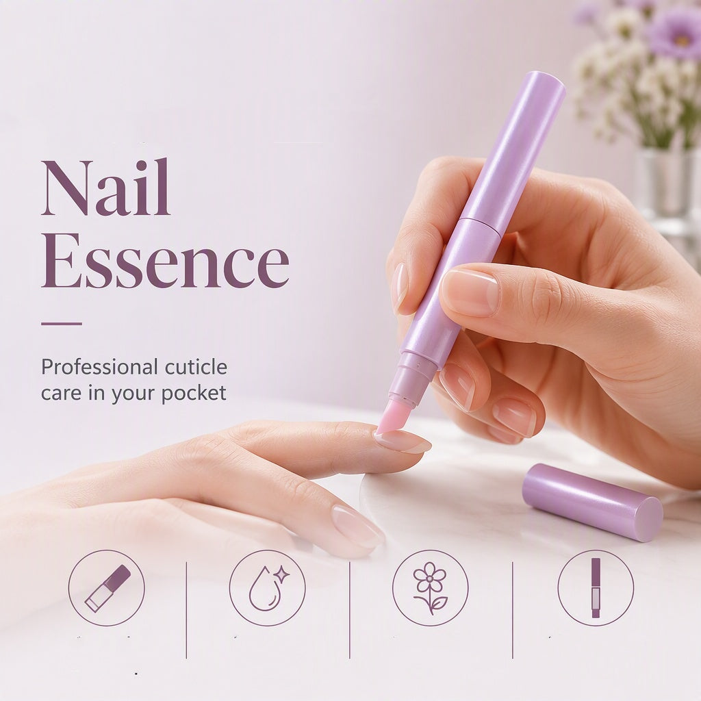 🌹 50 % RABATT NU! 💅 Portabel Nagelolja i Pennform – Enkel Vård & Återfuktning för Vackrare Naglar