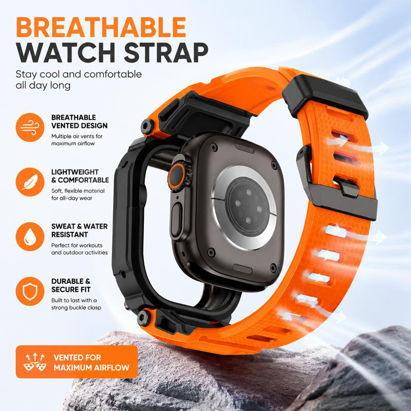 Robust Skyddsfodral med Armband för 49mm Smartklocka