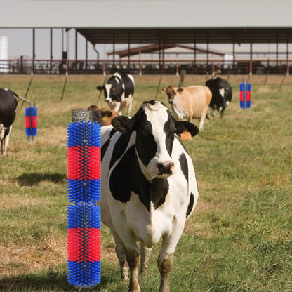 🐄 50 % RABATT NU! 🧽 Massage- och putsborste för djur – täta borststrån, lindrar klåda & enkel installation – perfekt för nötkreatur, hästar och får 🐑