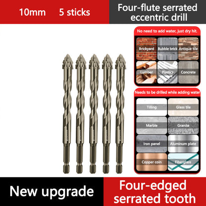 🔧 50 % RABATT NU! Excentrisk fyrflöjtsborr för keramik, glas, marmor & metall – HSS‑stål, mångsidig & hållbar – perfekt för gängning i hårda material 🛠️💎