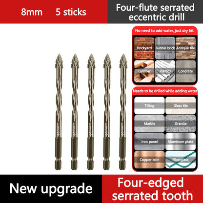 🔧 50 % RABATT NU! Excentrisk fyrflöjtsborr för keramik, glas, marmor & metall – HSS‑stål, mångsidig & hållbar – perfekt för gängning i hårda material 🛠️💎