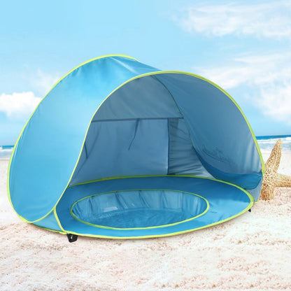 🏖 -50%! 🌞 Bärbart Strandtält Anti-UV för Baby – UPF 50+ – 120×80×70 cm – Automatisk Öppning & Lätt – Perfekt för att Skydda Baby från Solen 👶