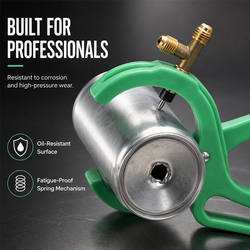 🔧 50% RABATT NU! ❄️ Saxtyp kölmedelsventil – Kraftig punkteringsventil & läckagefri – Perfekt för bil- & HVAC-kölmedelspåfyllning 🛠️