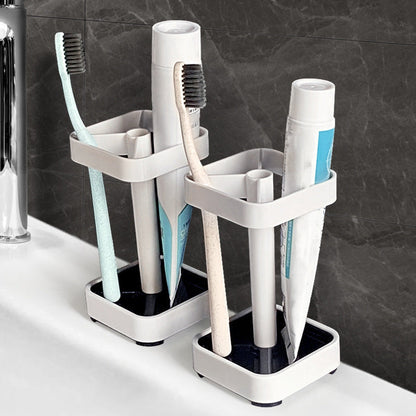 🧼 50 % RABATT NU! 🧴 Dustproof toothbrush organizer – dammtätt lock, lättdränerad bas & kompakt design – perfekt för badrummet 🚿