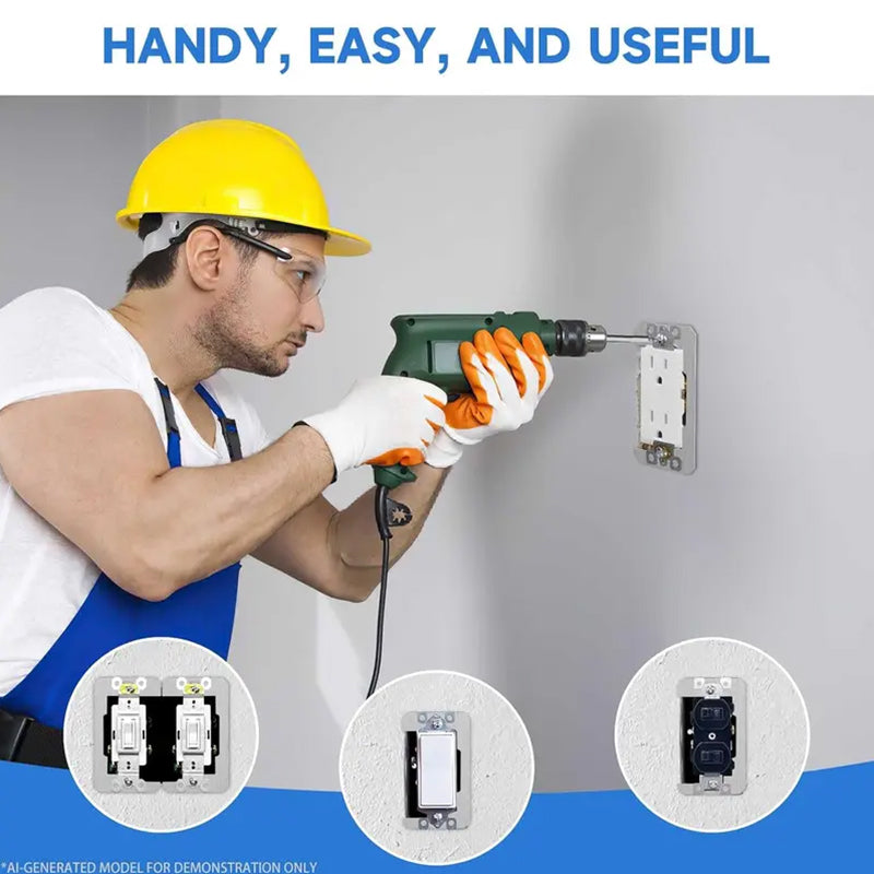 Flush Fit Väggplatta Distansbricka
