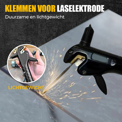 ⚡ 50% RABATT!🛠️ Hållbar och lätt svetselektrodklämma, robust konstruktion för bekvämt svetsarbete🔧