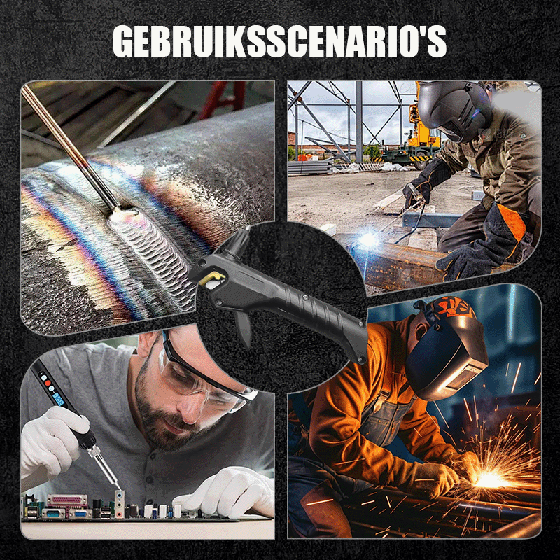 ⚡ 50% RABATT!🛠️ Hållbar och lätt svetselektrodklämma, robust konstruktion för bekvämt svetsarbete🔧