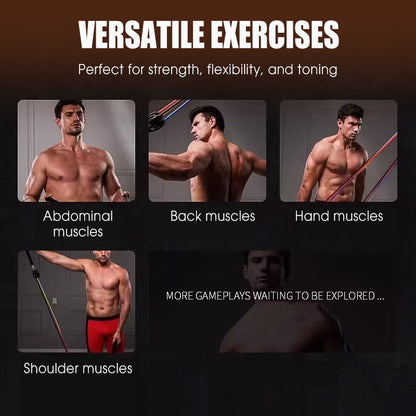💪 50% RABATT NU! 13‑delars motståndsbandset med handtag – komplett hemmagym för helkroppsträning – perfekt för nybörjare och avancerade 🏋️‍♂️✨