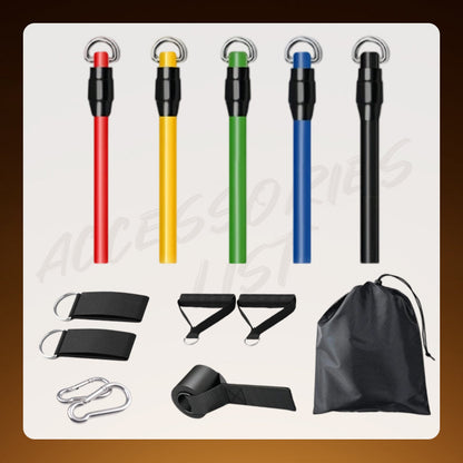 💪 50% RABATT NU! 13‑delars motståndsbandset med handtag – komplett hemmagym för helkroppsträning – perfekt för nybörjare och avancerade 🏋️‍♂️✨