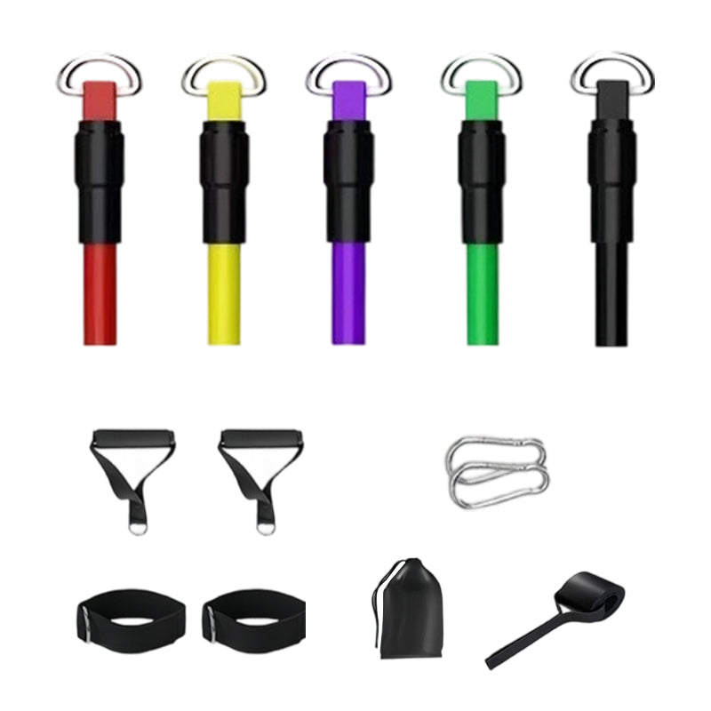 💪 50% RABATT NU! 13‑delars motståndsbandset med handtag – komplett hemmagym för helkroppsträning – perfekt för nybörjare och avancerade 🏋️‍♂️✨