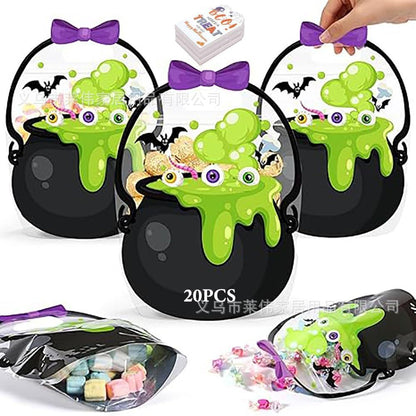 👻Halloween Bästsäljare-60%rabatt🎃Halloween Genomskinliga Pumpa Presentpåsar✨Perfekta för Fest, Trick-or-Treat, Klassrumsgåvor