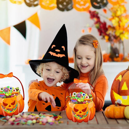 👻Halloween Bästsäljare-60%rabatt🎃Halloween Genomskinliga Pumpa Presentpåsar✨Perfekta för Fest, Trick-or-Treat, Klassrumsgåvor