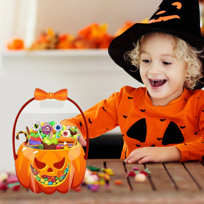 👻Halloween Bästsäljare-60%rabatt🎃Halloween Genomskinliga Pumpa Presentpåsar✨Perfekta för Fest, Trick-or-Treat, Klassrumsgåvor