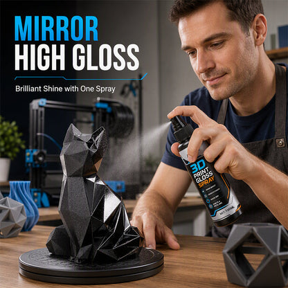 🖨️ KÖP 2, FÅ 1 GRATIS! ✨ 3D-skrivare Glanssspray – Snabbtorkande, minskar lagerlinjer & glansigt – Perfekt för PLA, PETG & ABS – Professionell ytfinish 🎨
