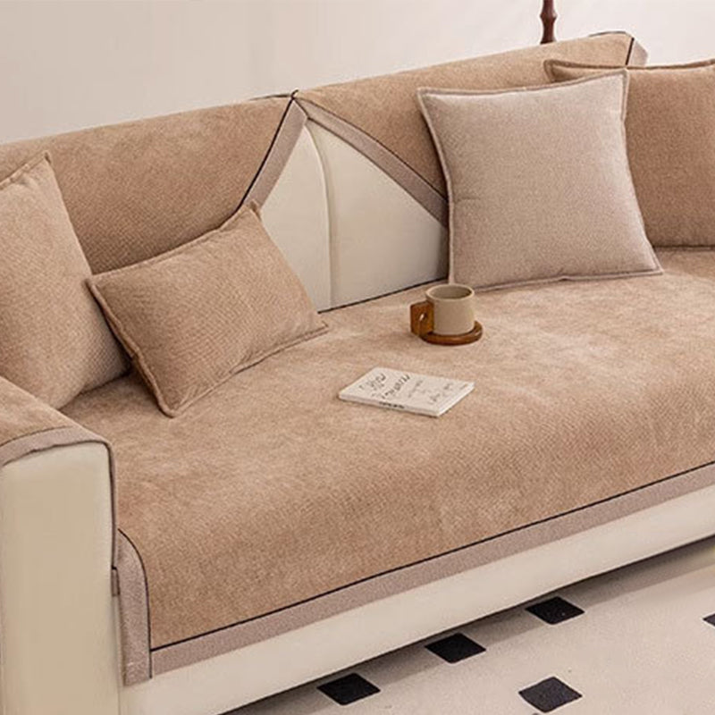 🛋️ 50 % RABATT NU! 🧵 Halksäker chenille-sofföverdrag – mjuk vaxad chenille, halkskydd & maskintvättbart – perfekt för vardagsrummet 🏠