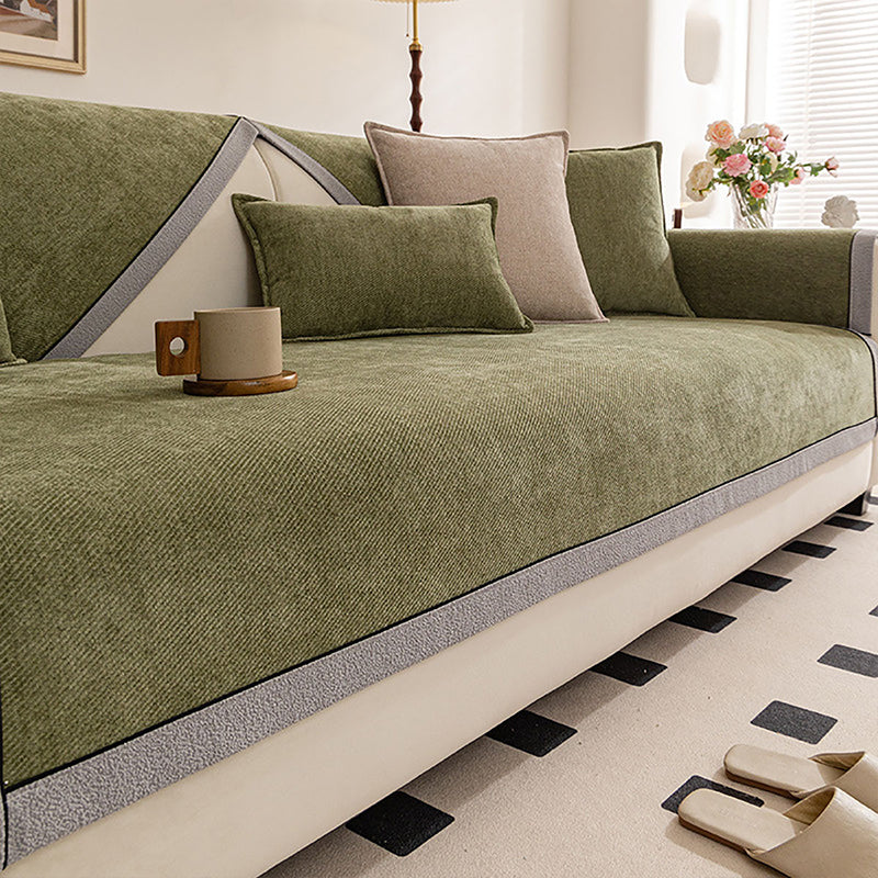 🛋️ 50 % RABATT NU! 🧵 Halksäker chenille-sofföverdrag – mjuk vaxad chenille, halkskydd & maskintvättbart – perfekt för vardagsrummet 🏠