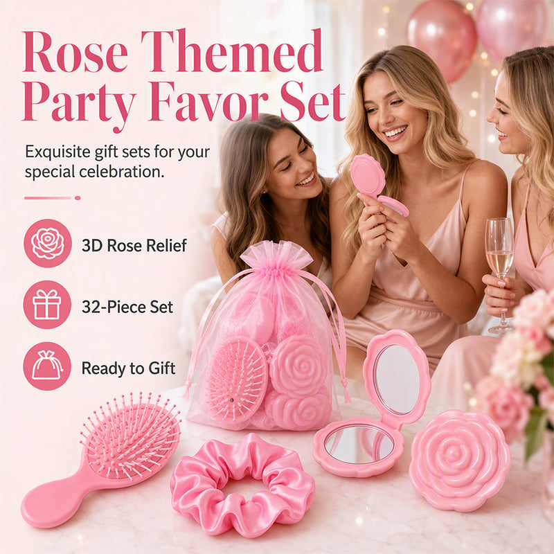 32-delars rosa prinsessfest presentset