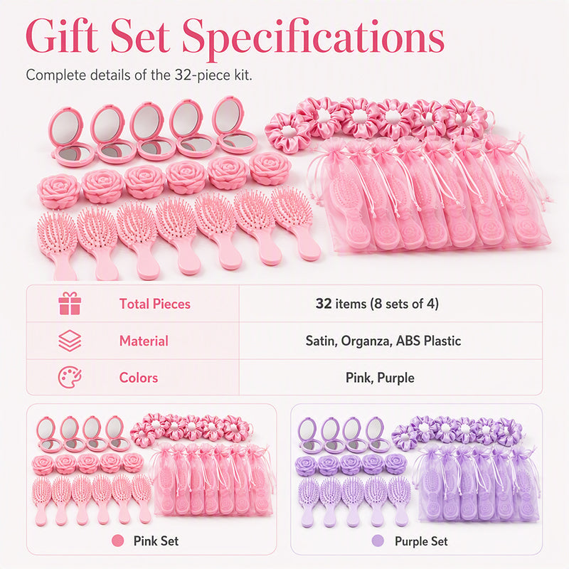 32-delars rosa prinsessfest presentset