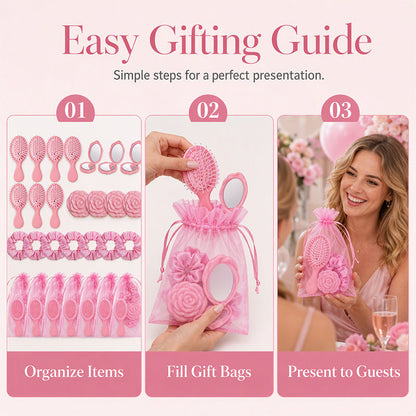 32-delars rosa prinsessfest presentset