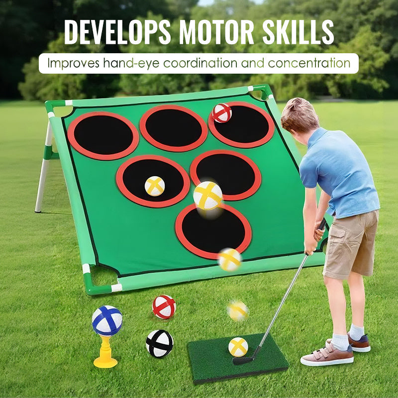 🔥Solange der Vorrat reicht 40 % Rabatt!🎉Tragbares Golfzielspielset für Kinder