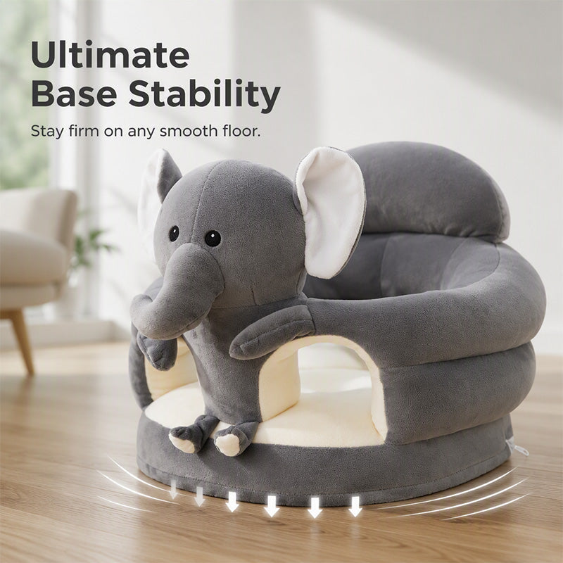 🧸 50 % RABATT NU! 👶 Plush baby support seat – ergonomisk, stabil & mjuk – perfekt för sittträning och lek 🛋️
