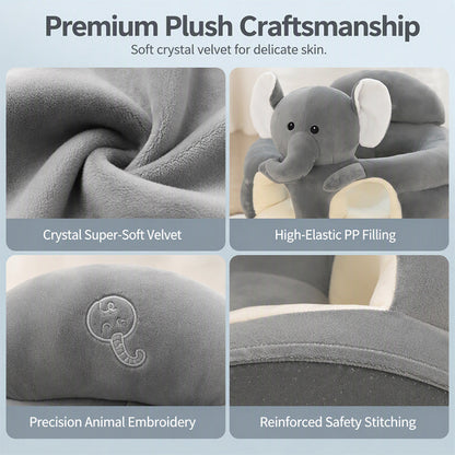 🧸 50 % RABATT NU! 👶 Plush baby support seat – ergonomisk, stabil & mjuk – perfekt för sittträning och lek 🛋️