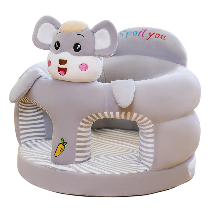 🧸 50 % RABATT NU! 👶 Plush baby support seat – ergonomisk, stabil & mjuk – perfekt för sittträning och lek 🛋️