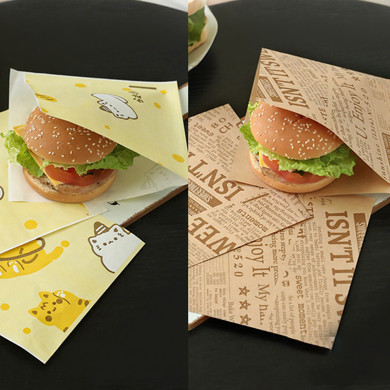 🥪Fettresistenta Papperspåsar för Smörgåsinpackning
