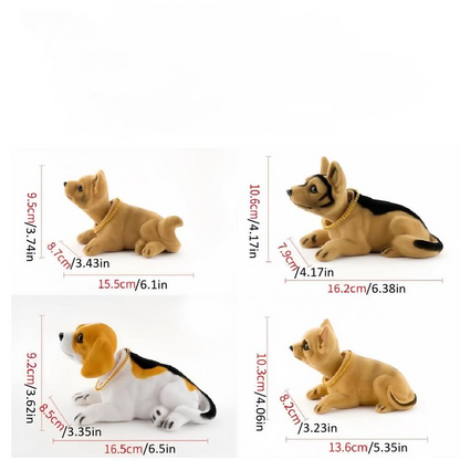 🐶 50 % RABATT NU! 🚗 Charmig hund-bobblehead – nickar med på varje bilresa – perfekt för instrumentbrädan – sprider glädje och minskar trötthet 🎀
