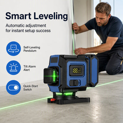 Självnivellerande grön lasernivå
