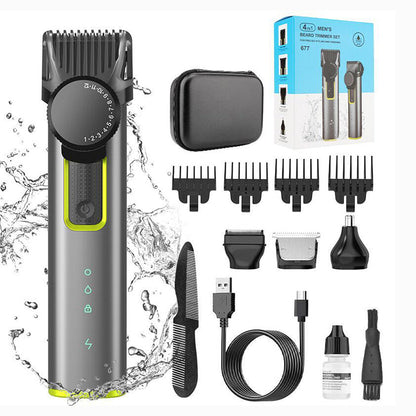 4-i-1 Elektrisk Hårklipper Set