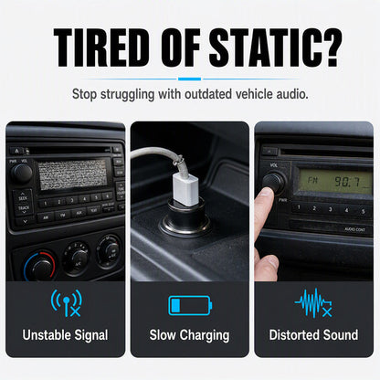 🚗 50 % RABATT! Uppgradera bilen med Bluetooth – spela musik och ring handsfree direkt från bilradion