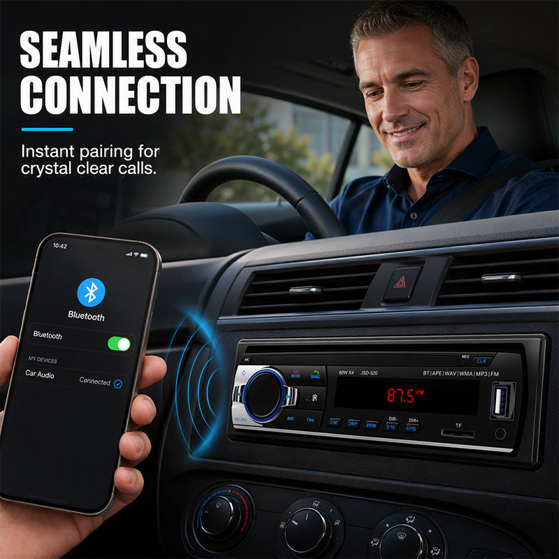 🚗 50 % RABATT! Uppgradera bilen med Bluetooth – spela musik och ring handsfree direkt från bilradion