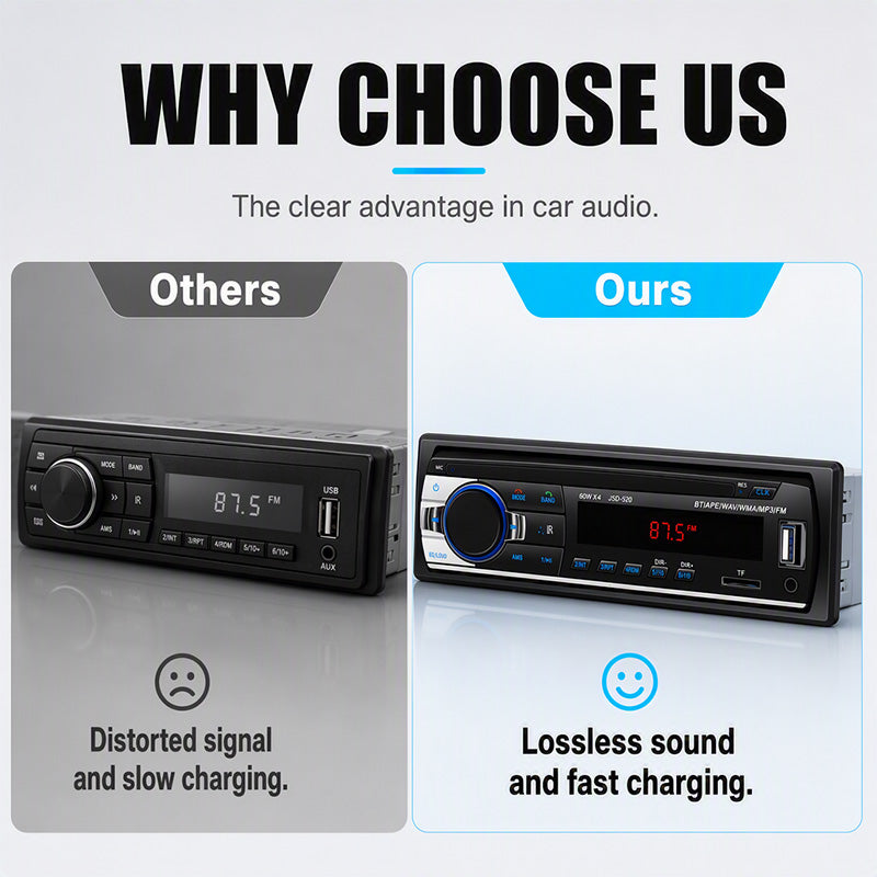 🚗 50 % RABATT! Uppgradera bilen med Bluetooth – spela musik och ring handsfree direkt från bilradion