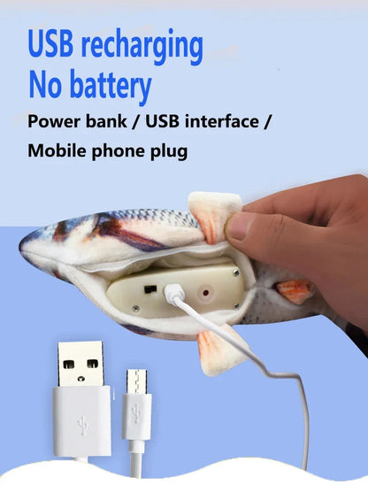 🐟✨50% RABATT! 👶🌊 Babyleksak Fisk för Barn – Självständig Rörelse, USB-laddningsbar & Interaktiv Sensor för Motorisk Utveckling. Över 14 267 Nöjda Bebisar!✨