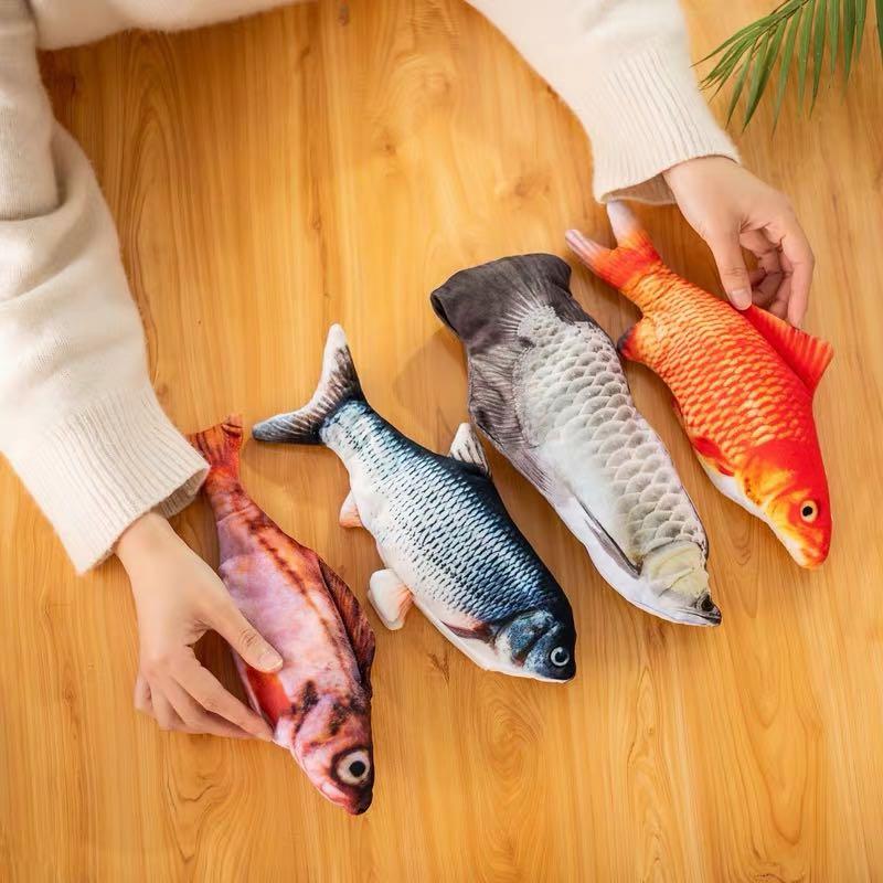 🐟✨50% RABATT! 👶🌊 Babyleksak Fisk för Barn – Självständig Rörelse, USB-laddningsbar & Interaktiv Sensor för Motorisk Utveckling. Över 14 267 Nöjda Bebisar!✨