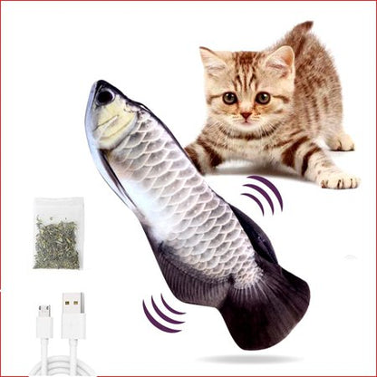 🐟✨50% RABATT! 👶🌊 Babyleksak Fisk för Barn – Självständig Rörelse, USB-laddningsbar & Interaktiv Sensor för Motorisk Utveckling. Över 14 267 Nöjda Bebisar!✨
