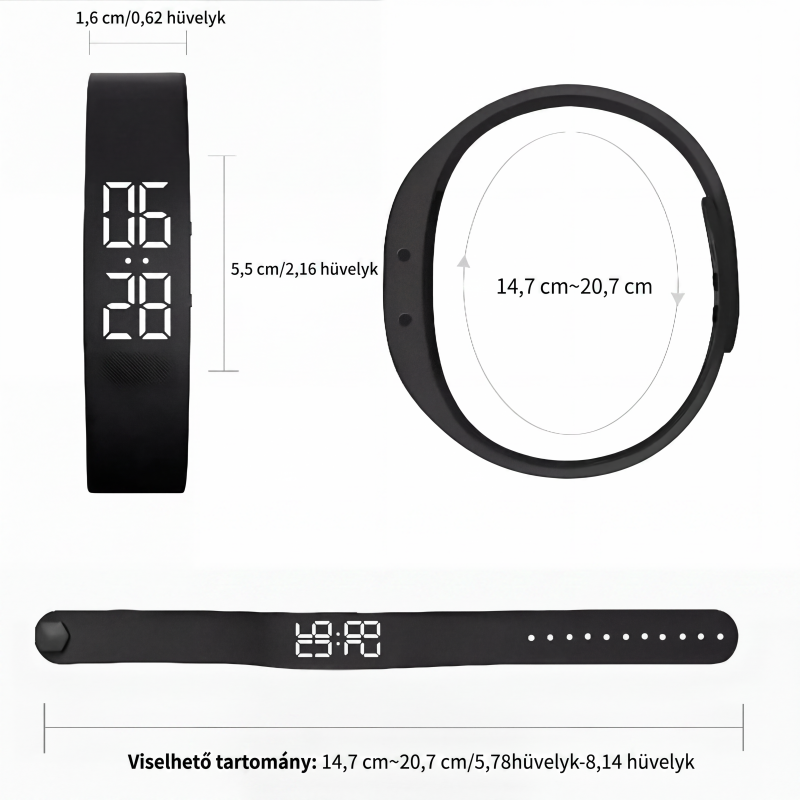 🔥🎁Nyhet 50 % RABATT🔥⌚ SmartSense-aktivitetsmätare – mäter kroppstemperaturen. Vattentålig ner till 50 meters djup – perfekt för träning och vardag! 💪🔥