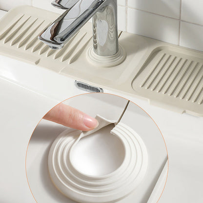 🧼 50% RABATT NU! Snabbtorkande silikonmatta för kranar – 5° lutning, halkskydd & livsmedelssäker – perfekt för kök och badrum 🚿✨