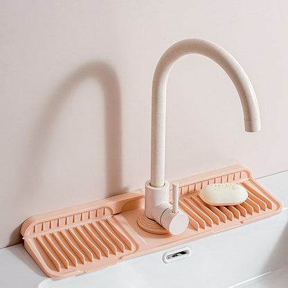 🧼 50% RABATT NU! Snabbtorkande silikonmatta för kranar – 5° lutning, halkskydd & livsmedelssäker – perfekt för kök och badrum 🚿✨