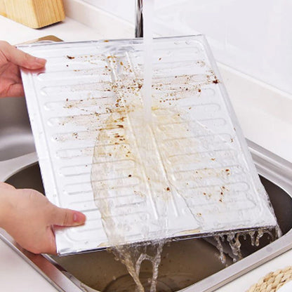 ⭐MISSA INTE 50% RABATT!🍳🔥 Stoppa oljestänk innan det träffar dina väggar — detta vikbara skydd fångar fett, torkas rent på sekunder och förvaras plant. Ingen skrubbning, ingen röra, inga ånger. 🛡️