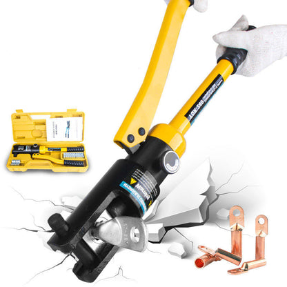 ⚡ Manuellt Hydrauliskt Krimpverktyg – YQK-70/120, Utbytbara Matriser, Ergonomiskt Handtag