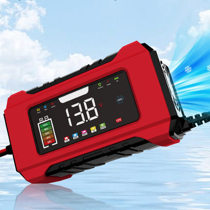 12V 6A Smart Billaddare med LCD-display