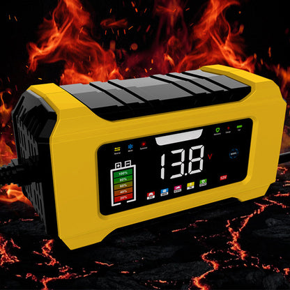 12V 6A Smart Billaddare med LCD-display