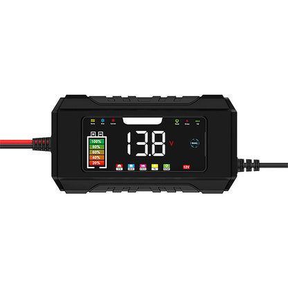 12V 6A Smart Billaddare med LCD-display